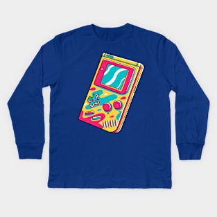 Game Boy Kids Long Sleeve T-Shirt